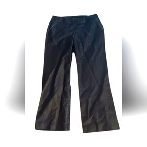 Sharagano Black Dress Pants With Shimmer SZ 12